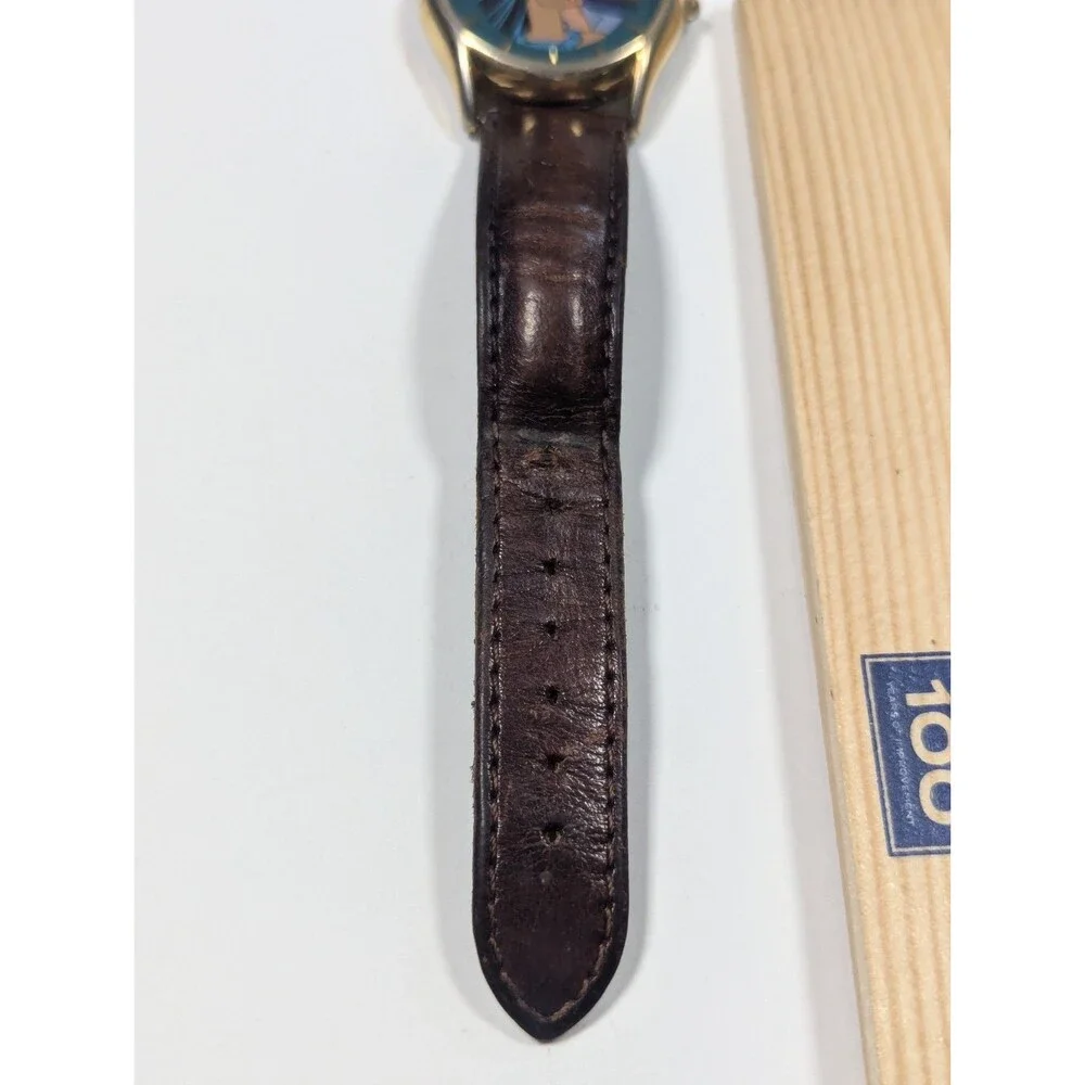Vintage Disney Pocahontas Wrist Watch RARE Feature Animation Crew Exclusive